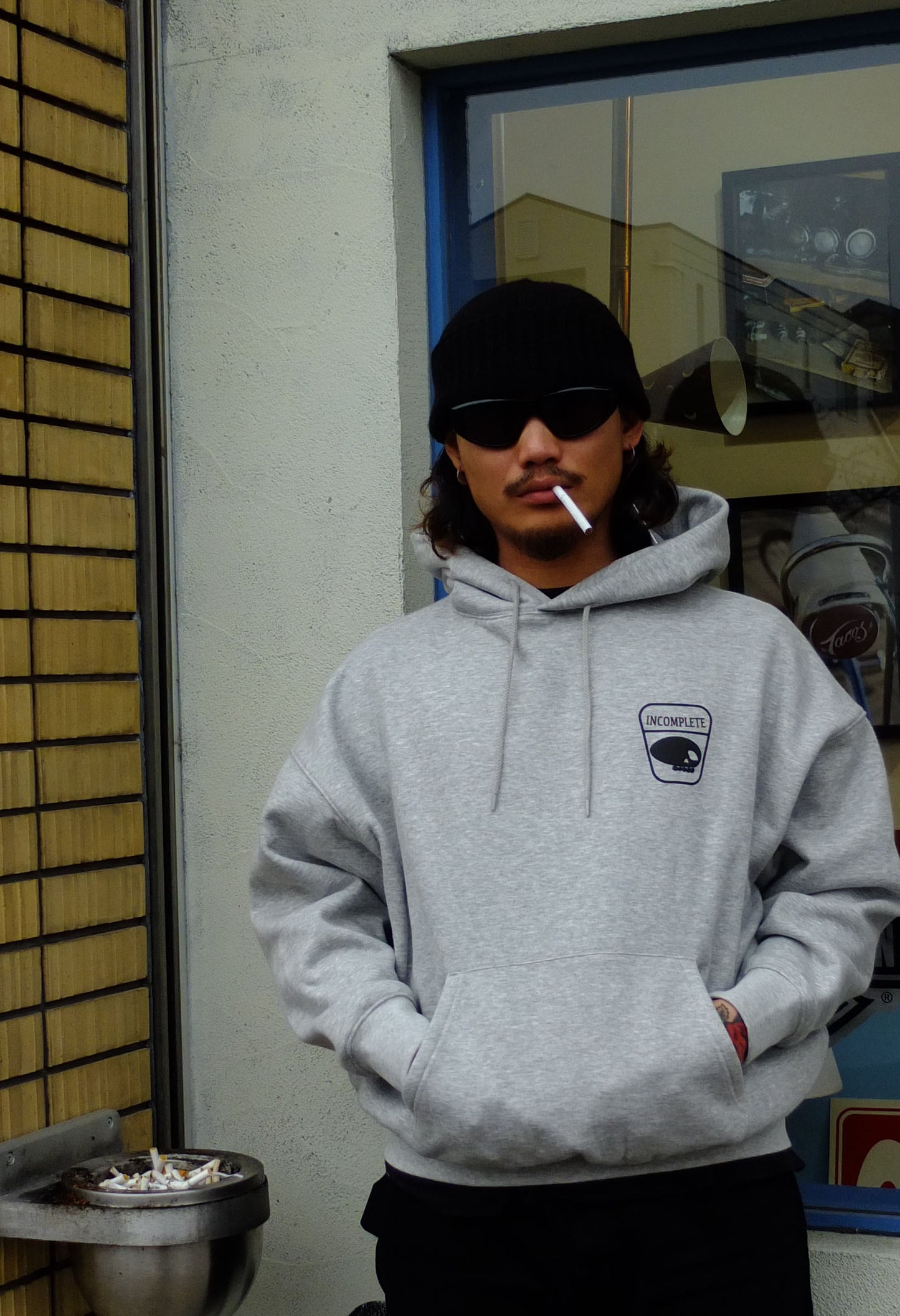 Hoodie type-1 -GRAY-