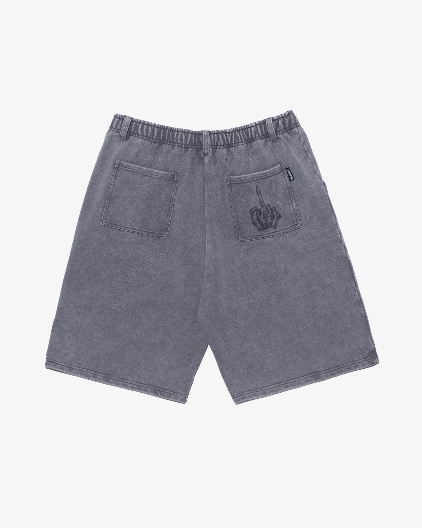 Faded Sweat shorts (SORA AOTA) -BLACK-