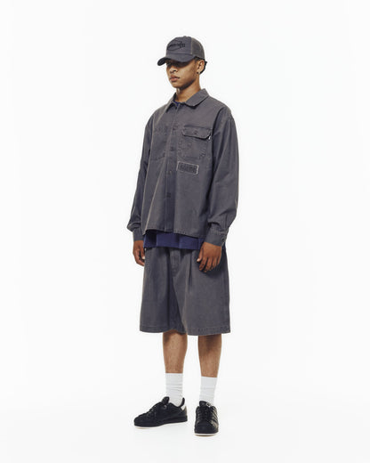 Ripstop L/S shirts -GRAY-