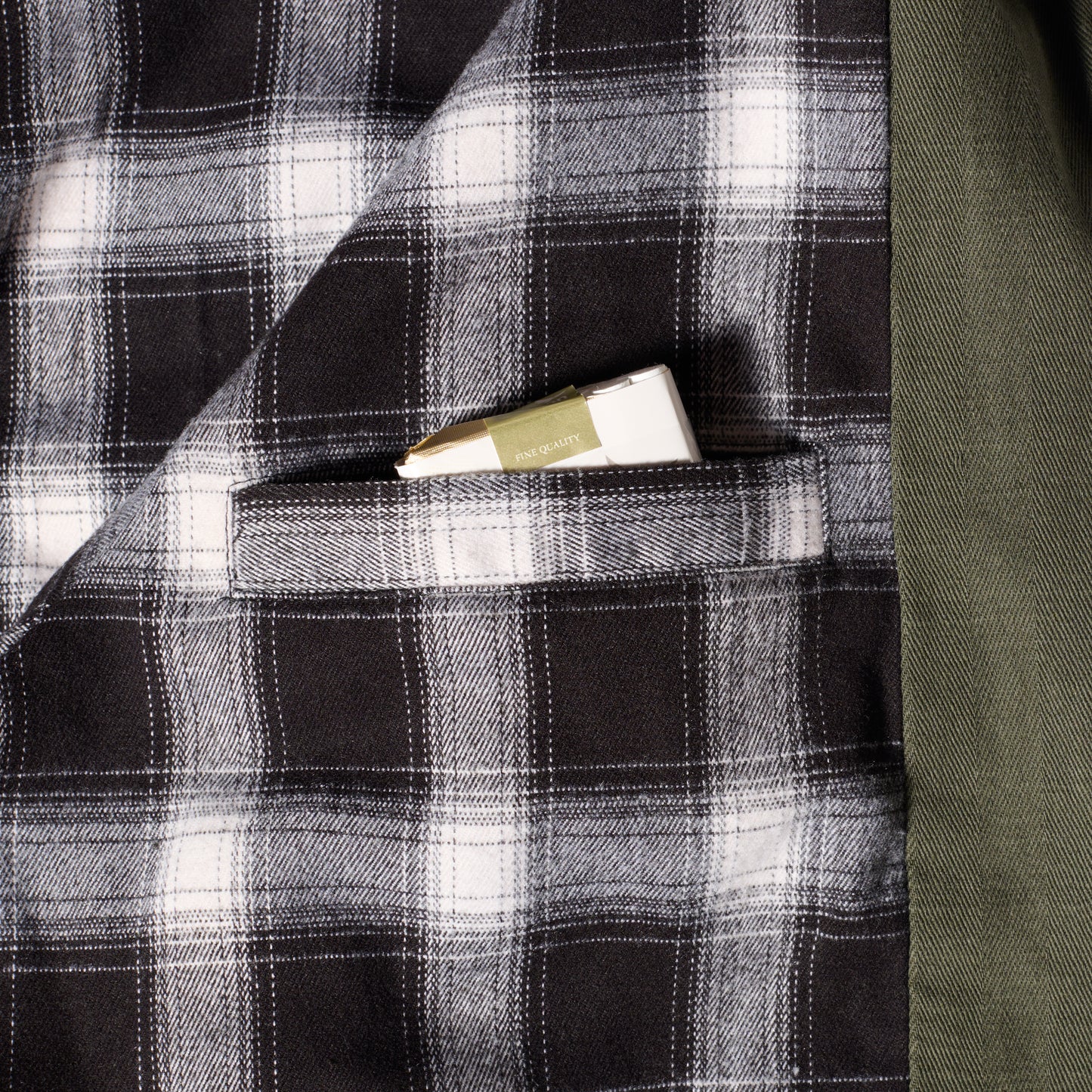 Herringbone drizzler jacket