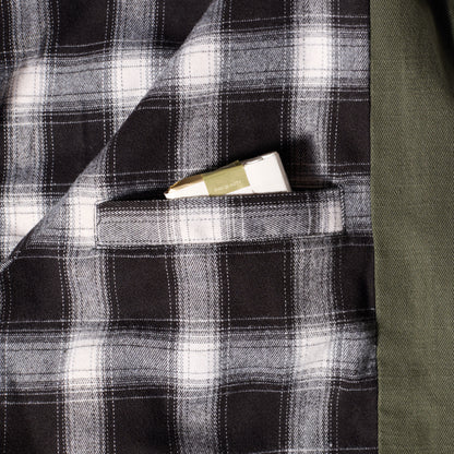 Herringbone drizzler jacket