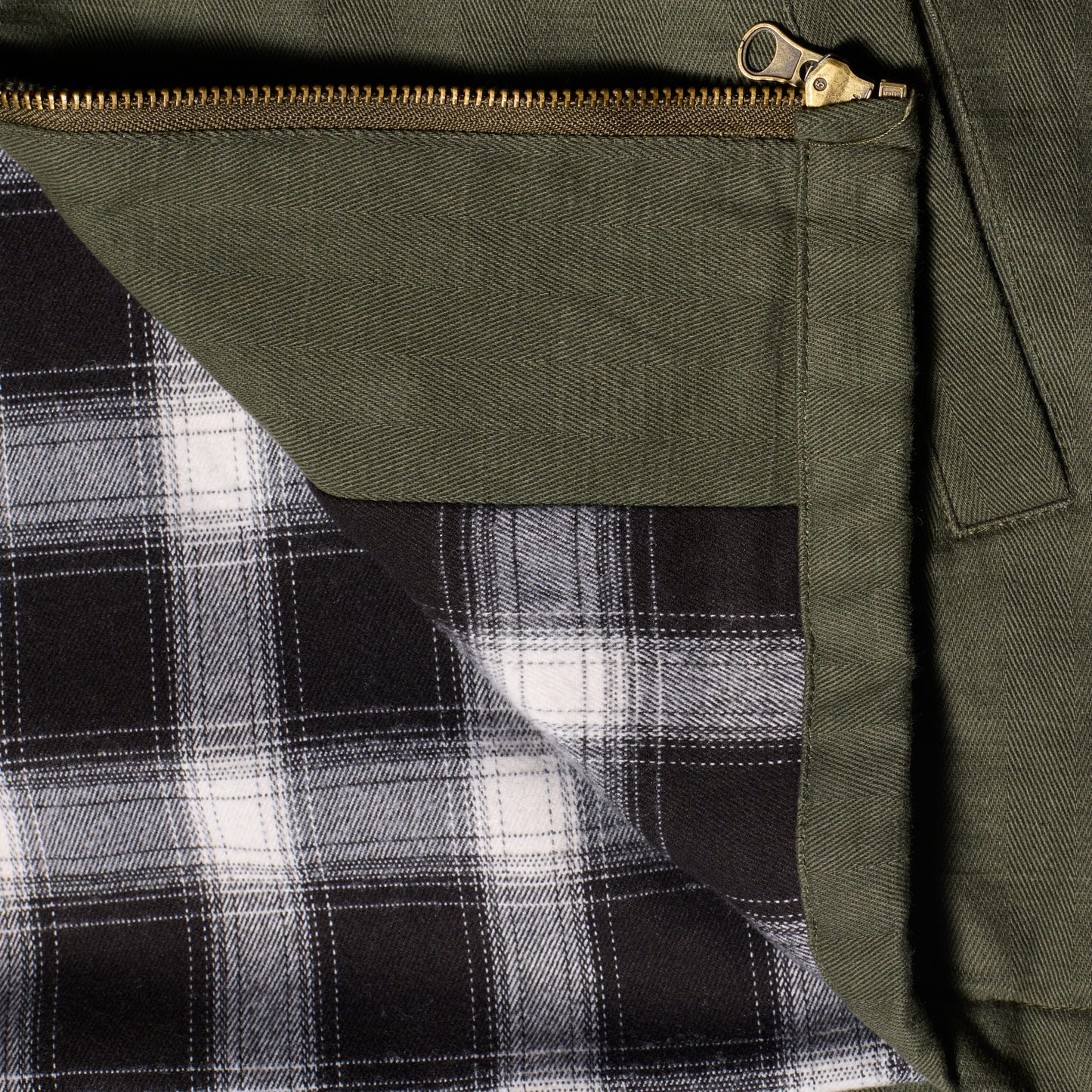 Herringbone drizzler jacket