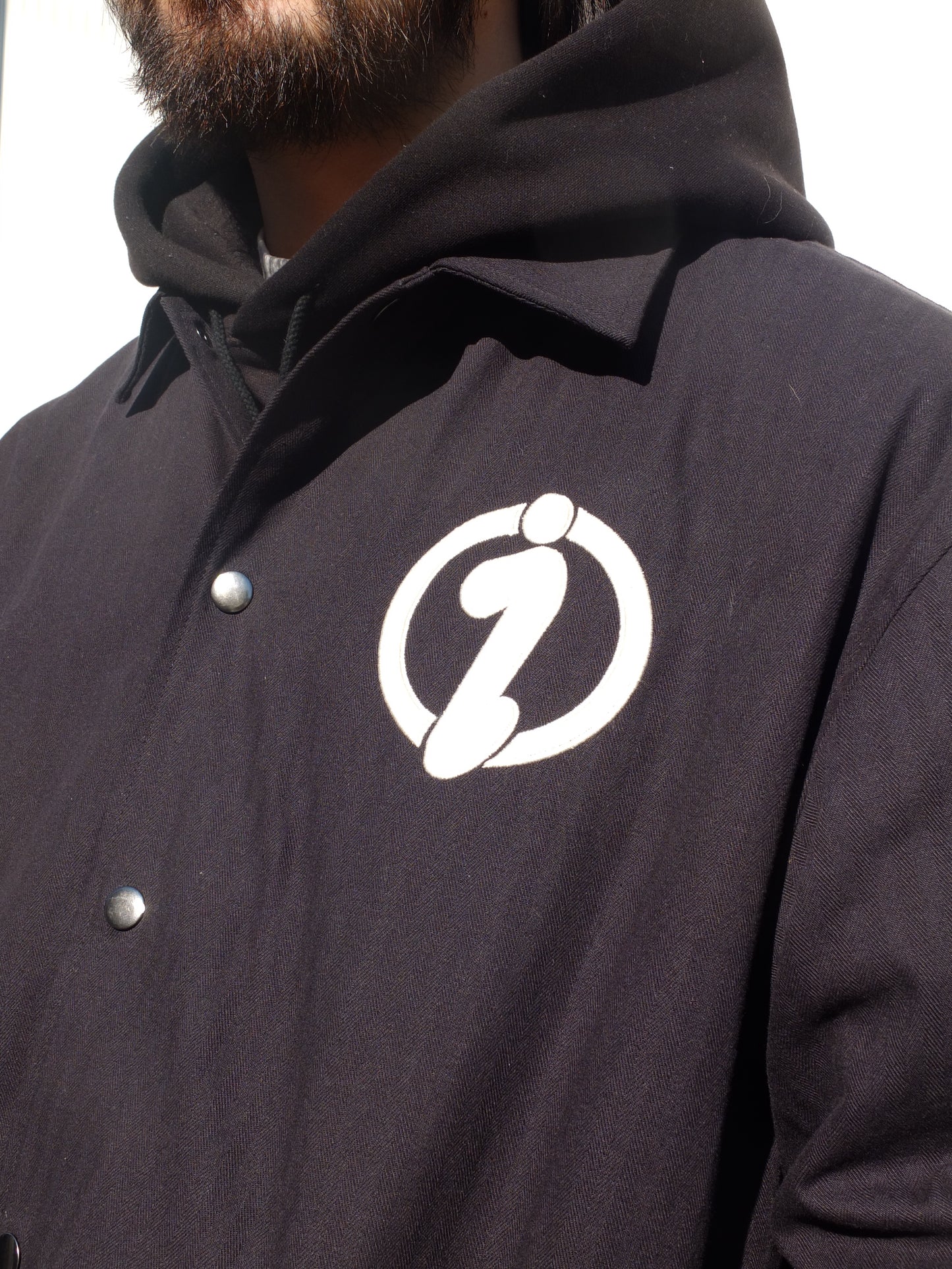 Herringbone Coach Jacket -NAVY-