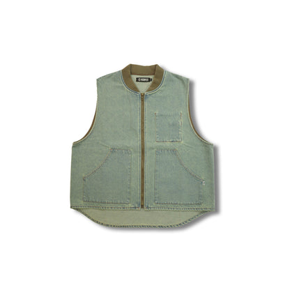 Denim Work Vest