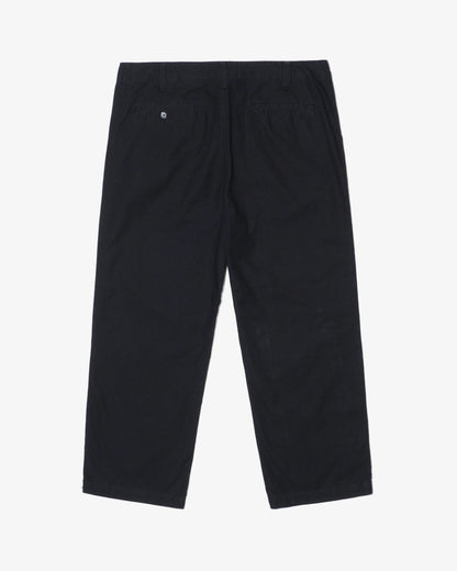Ripstop  work pants　-BLACK-