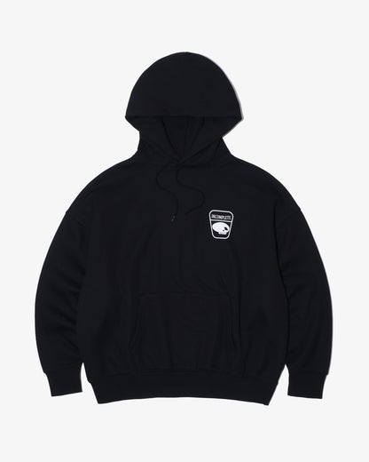 Hoodie type-1  -BLACK-