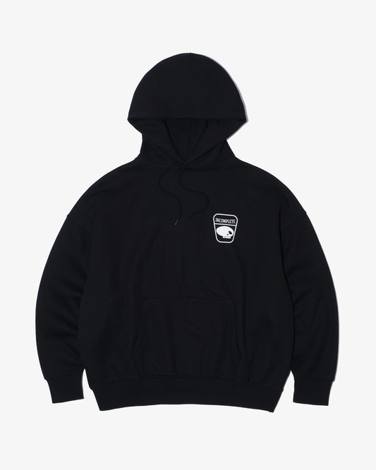 Hoodie type-1  -BLACK-
