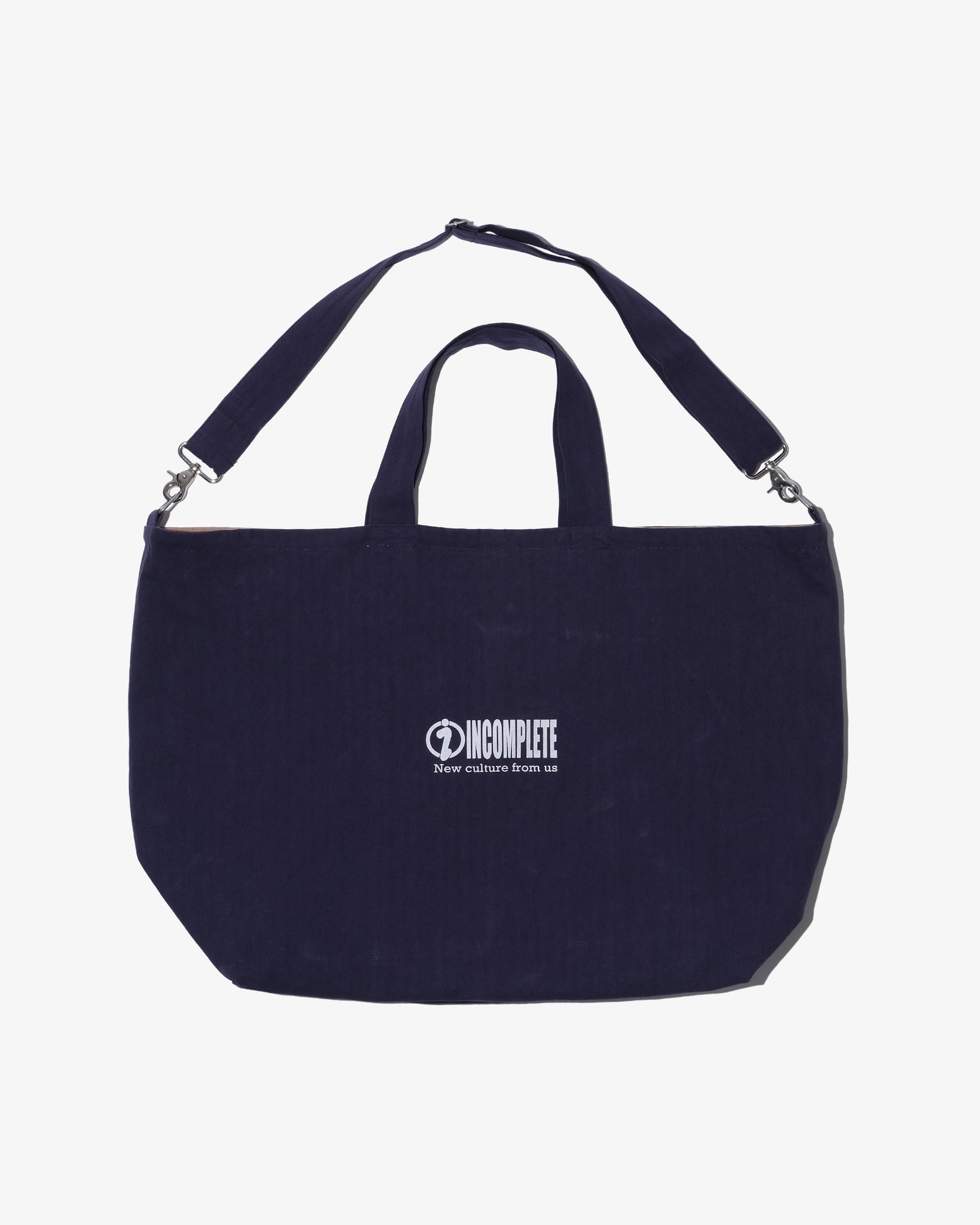 Reversible camo bag -BEIGE X NAVY-