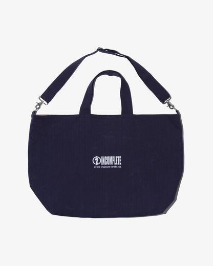 Reversible camo bag -BEIGE X NAVY-