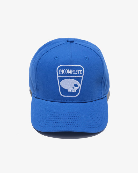 Twill 5panel cap type-1 -BLUE-
