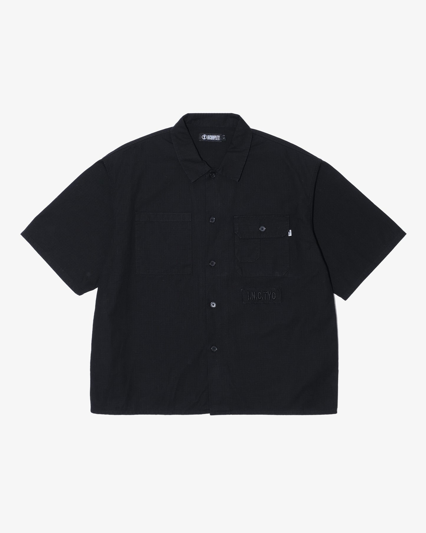 Ripstop S/S shirts -BLACK-