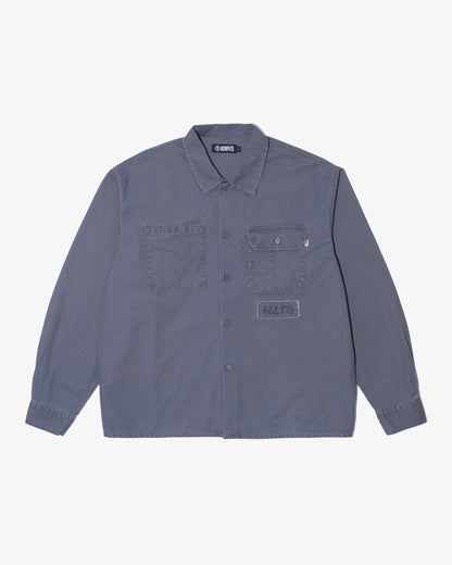 Ripstop L/S shirts -GRAY-