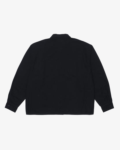 Ripstop L/S shirts -BLACK-