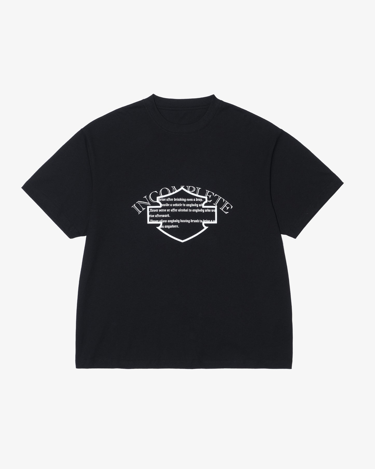 S/S Tee type-1 -BLACK-
