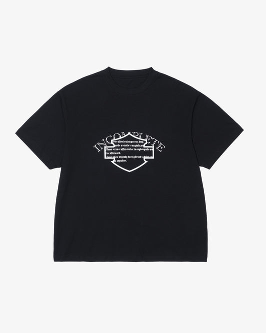 S/S Tee type-1 -BLACK-