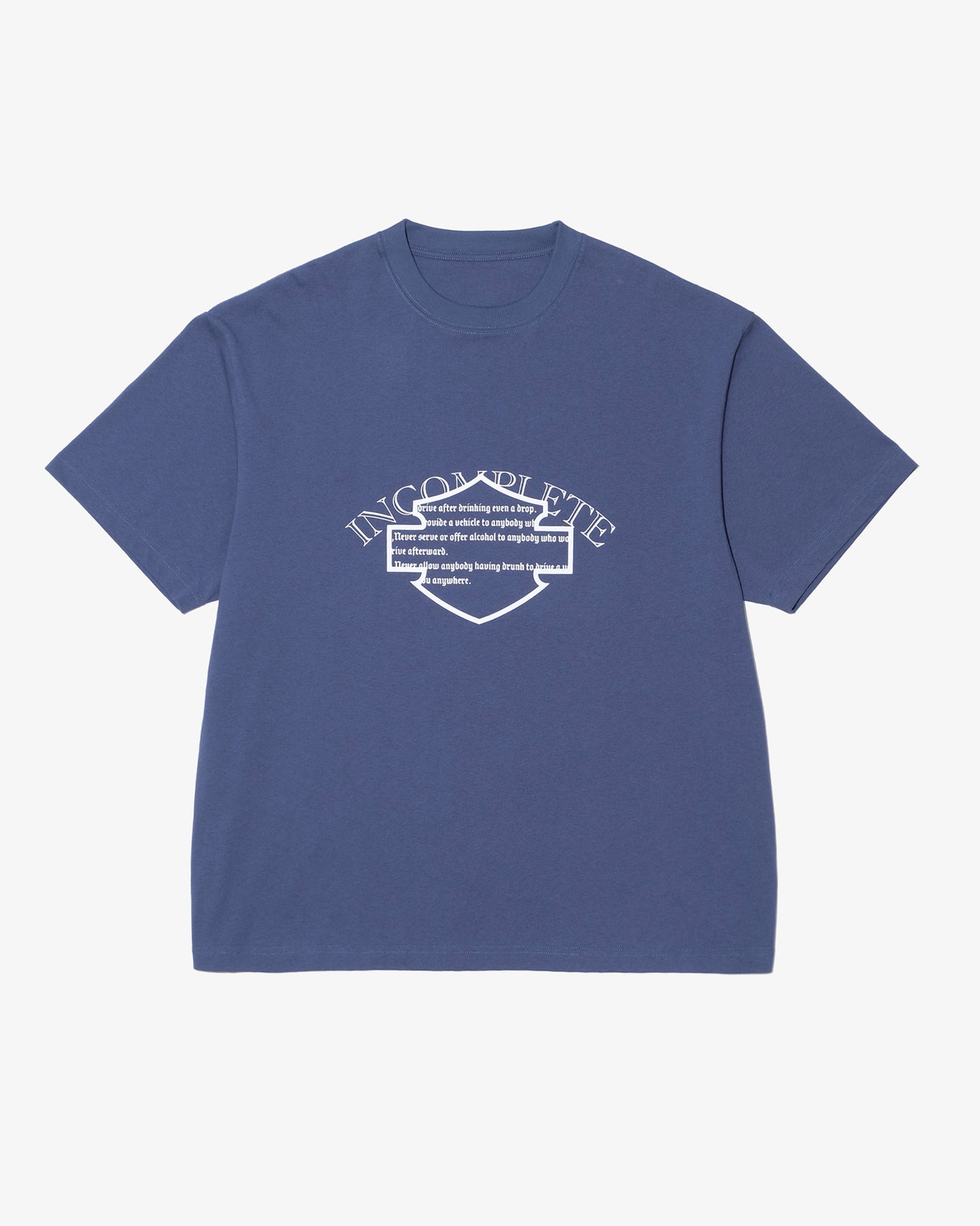 S/S Tee type-1 -BLUE-