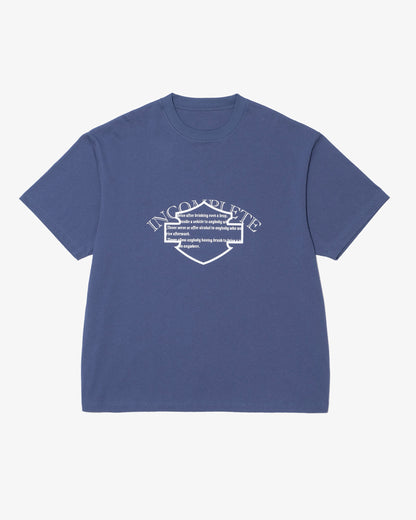 S/S Tee type-1 -BLUE-