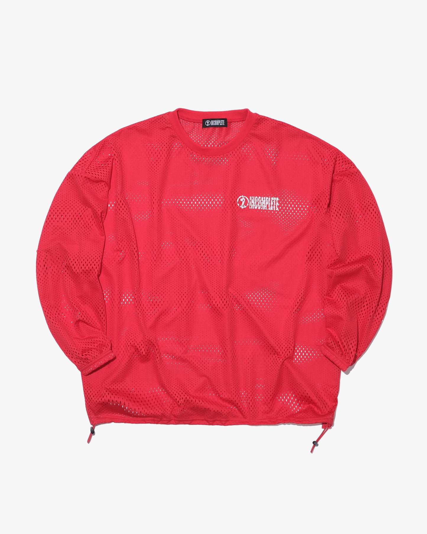 Mesh L/S Tee -RED-