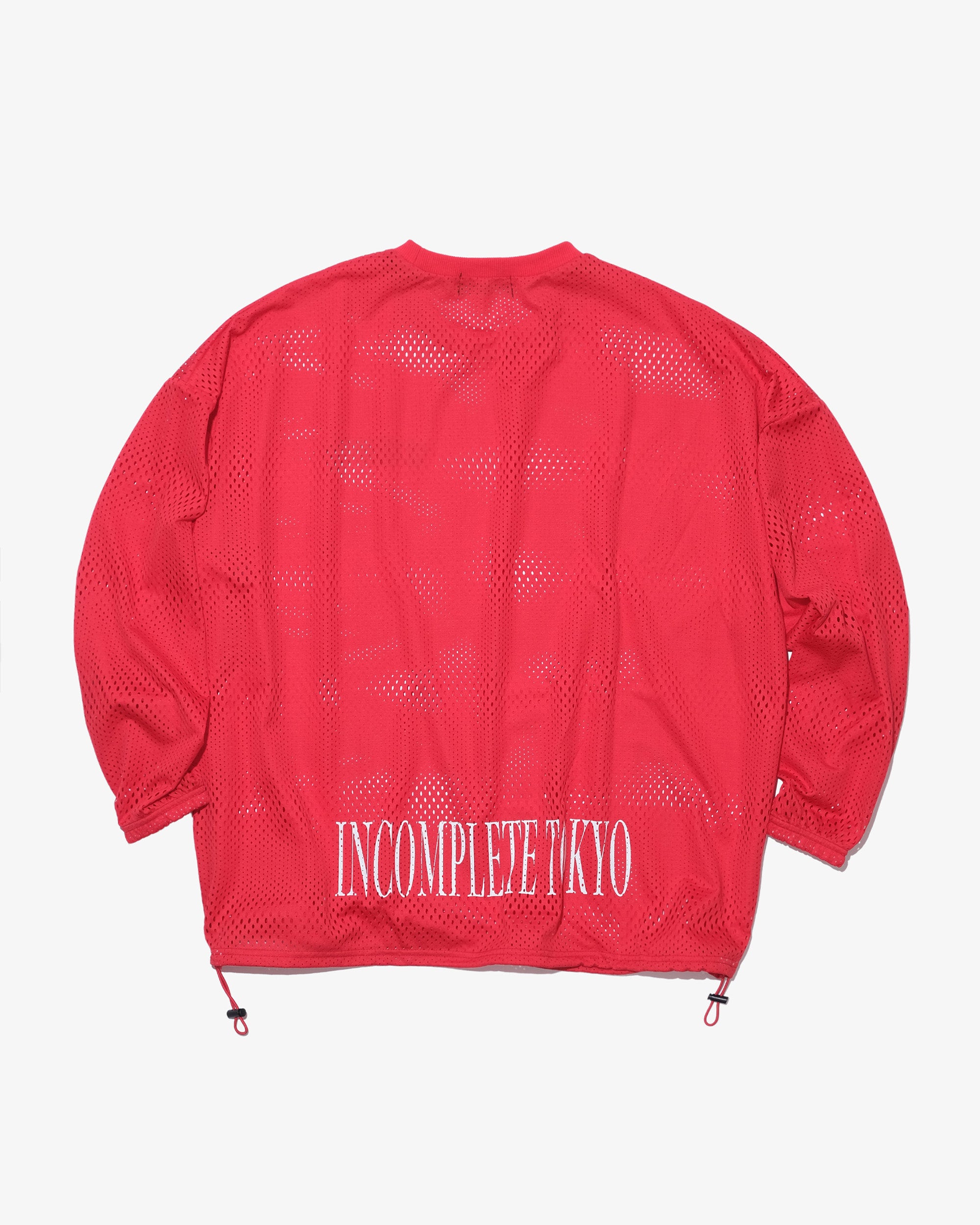 Mesh L/S Tee -RED- – Incomplete Tokyo