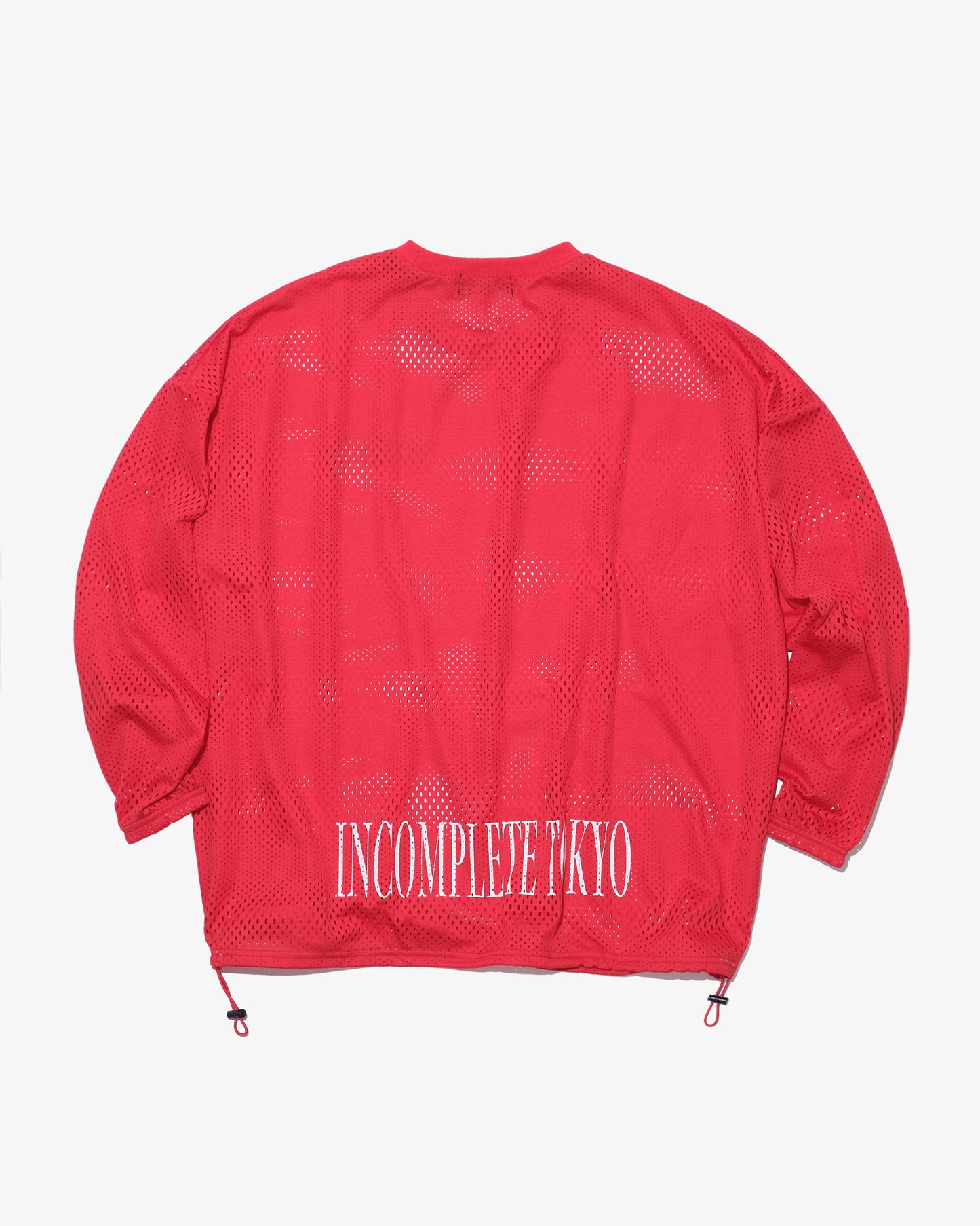 Mesh L/S Tee -RED-