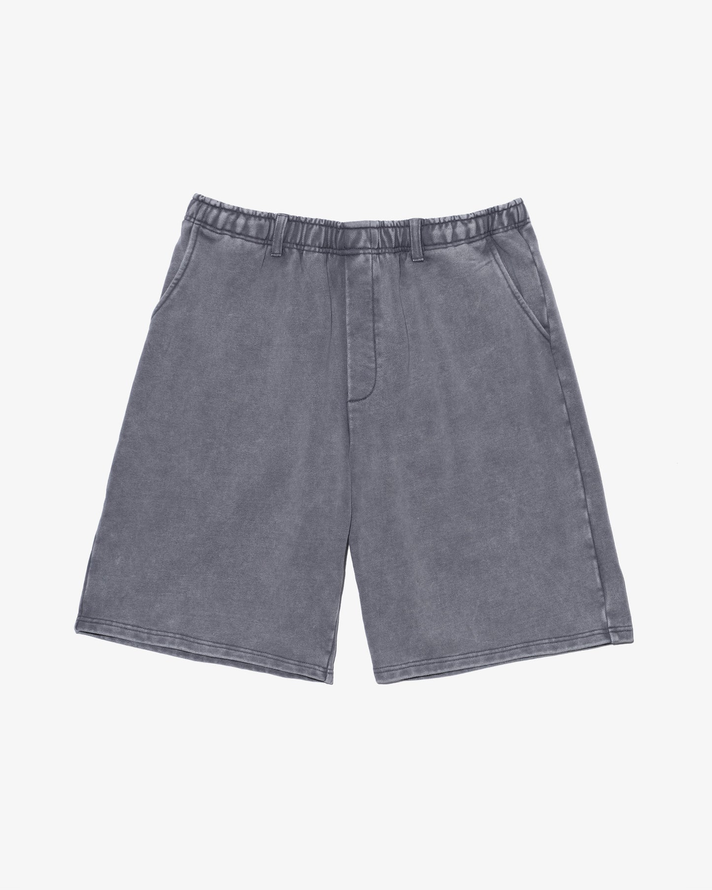 Faded Sweat shorts (SORA AOTA) -BLACK-