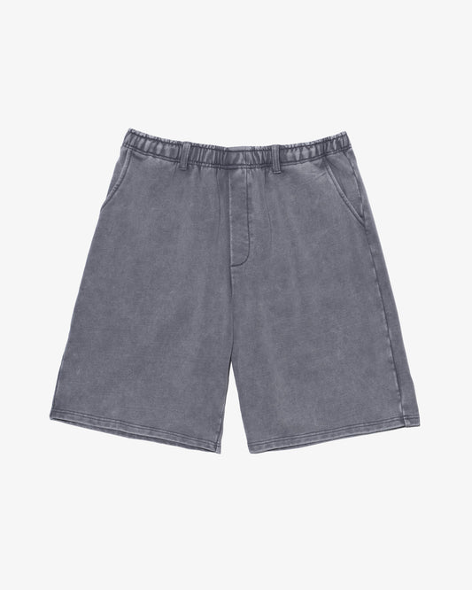 Faded Sweat shorts (SORA AOTA) -BLACK-