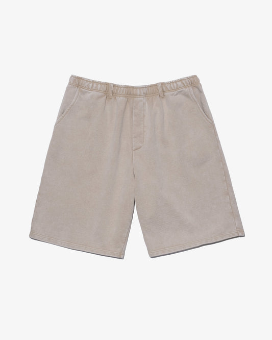 Faded Sweat shorts (SORA AOTA) -IVORY-