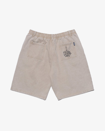Faded Sweat shorts (SORA AOTA) -IVORY-
