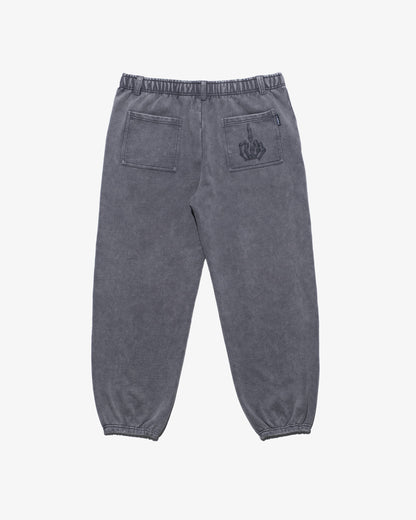 Faded Sweat pants (SORA AOTA) -BLACK-