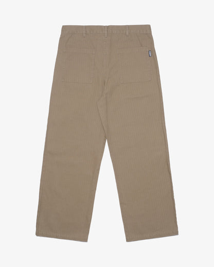 Herringbone baker pants