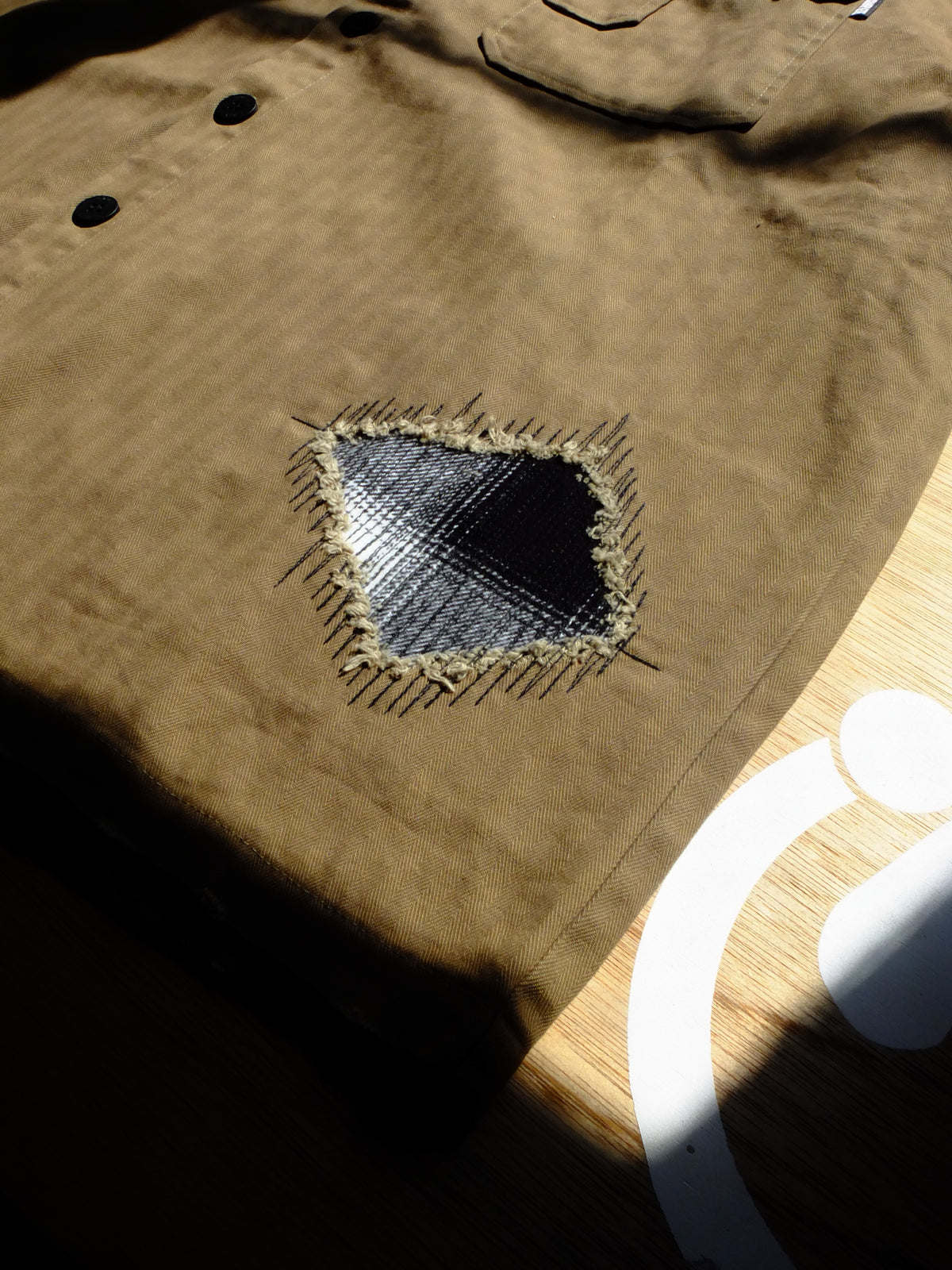 Herringbone work shirts